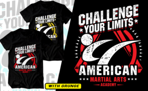 Martial Arts School Tee Shirt Design | T-Shirt-Design von Uprinteez