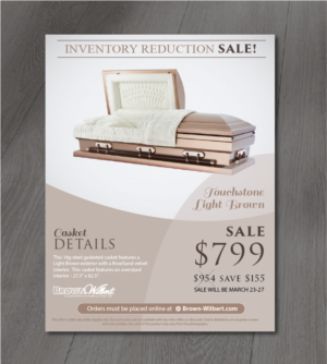 Touchstone Light Brown Inventory Reduction Sale | Flyer Design by alex989