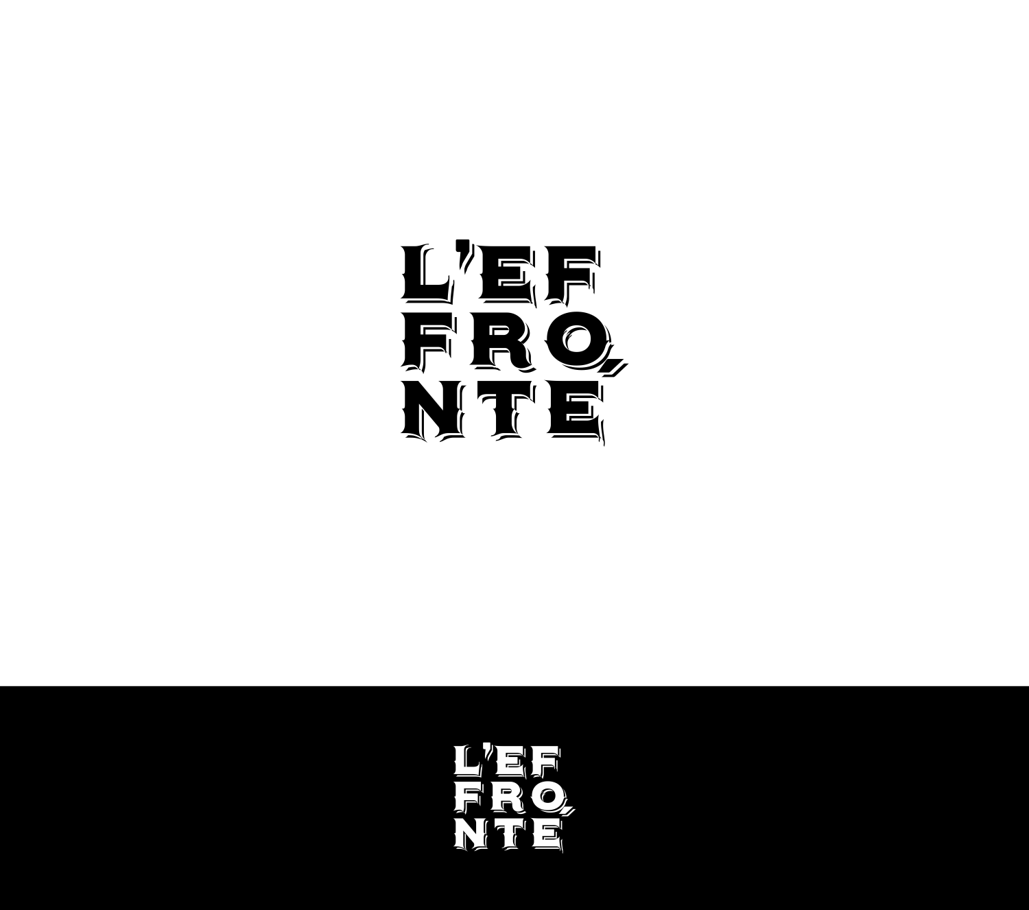 Logo Design by BUNG for L'effronté | Design #23962316
