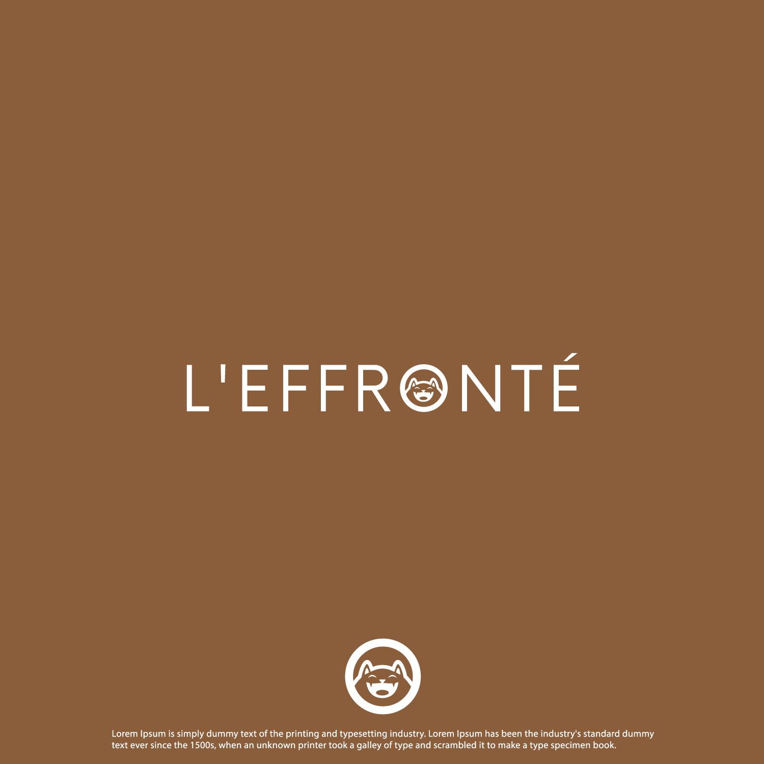 Logo Design by Potatow for L'effronté | Design #23963242