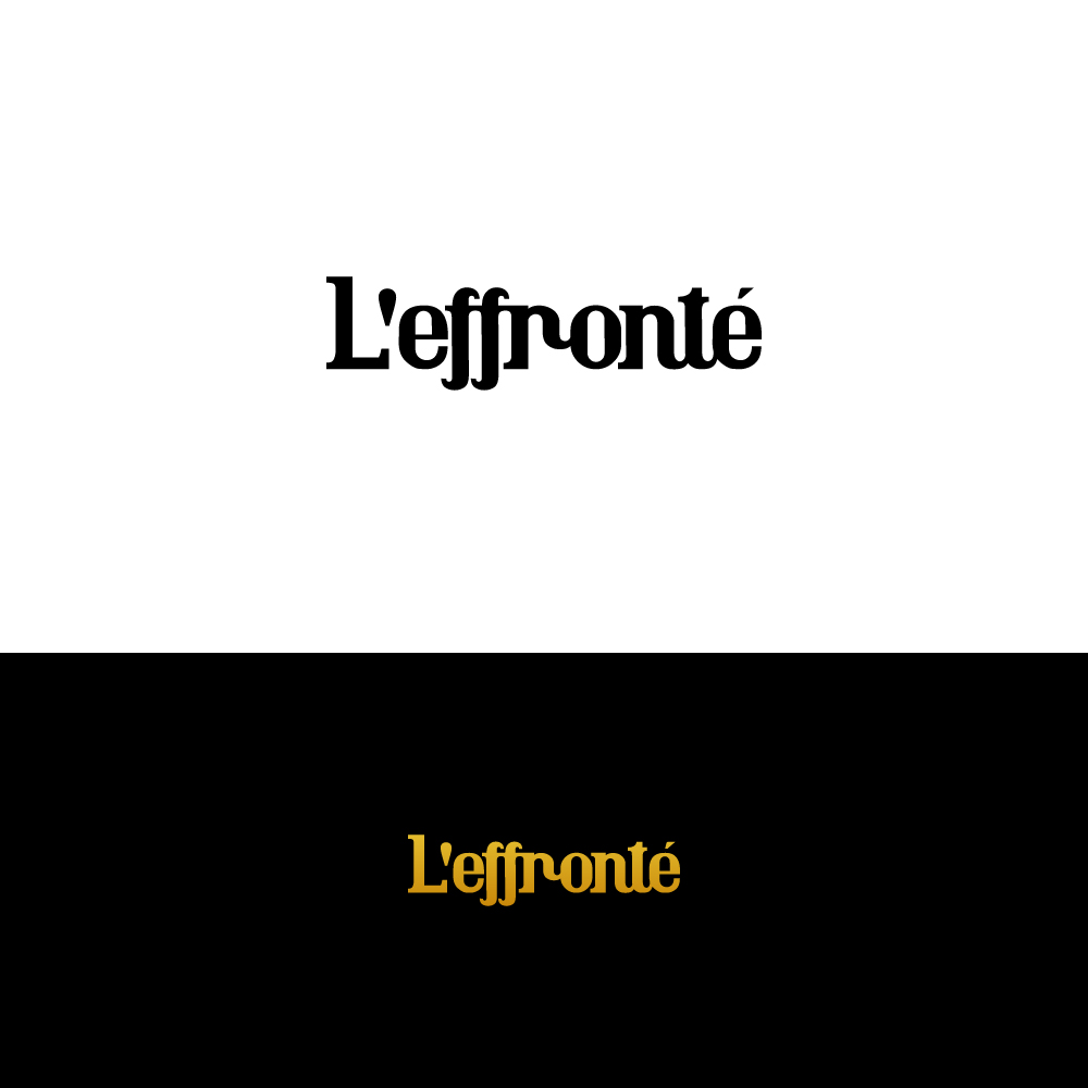 Logo-Design von Gisella Guzmán für L'effronté | Design #23963311