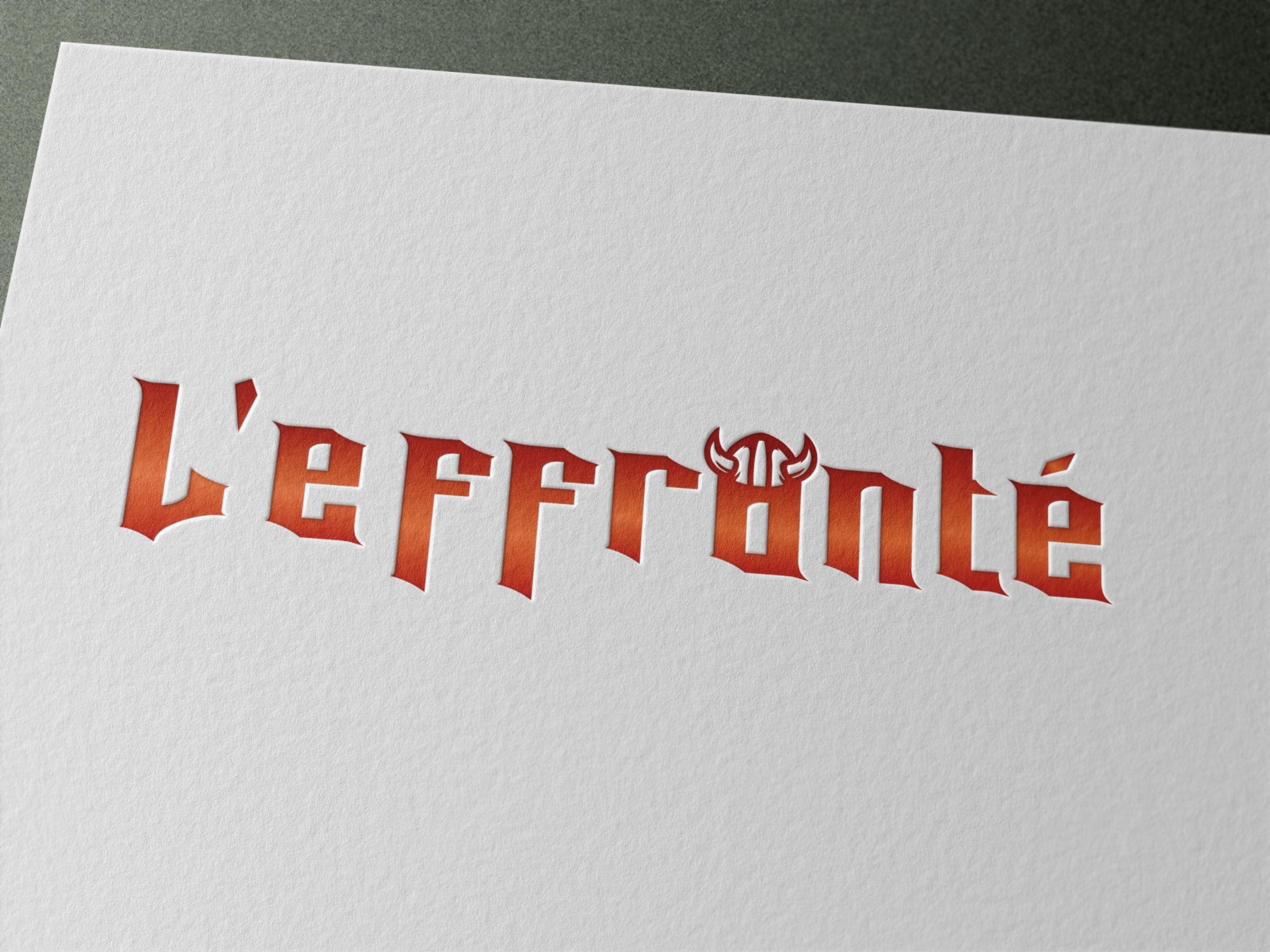 Logo-Design von Andri Nyarrank für L'effronté | Design #23913714