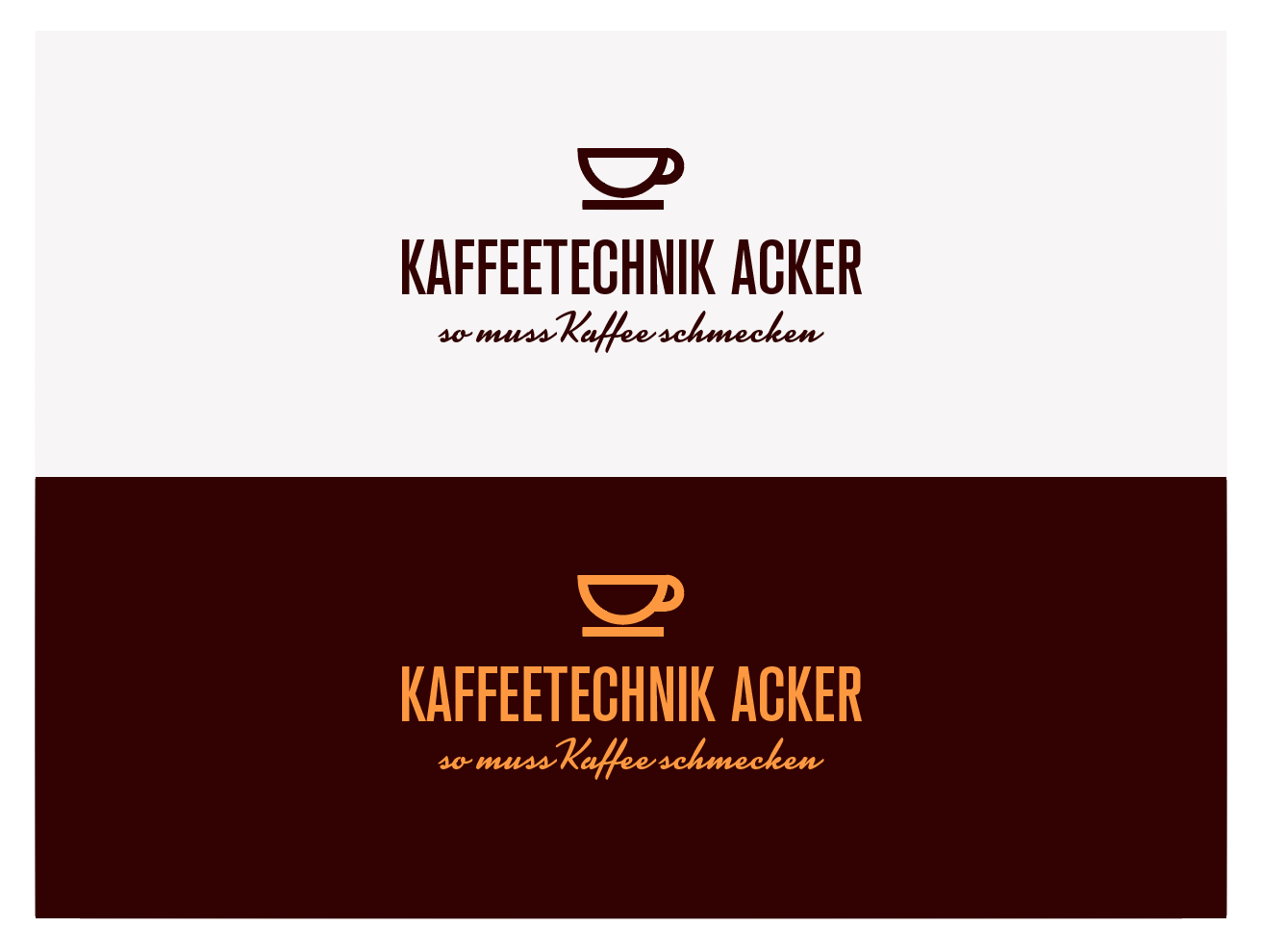 Logo-Design von wonderland für Kaffeetechnik Acker | Design #23918544