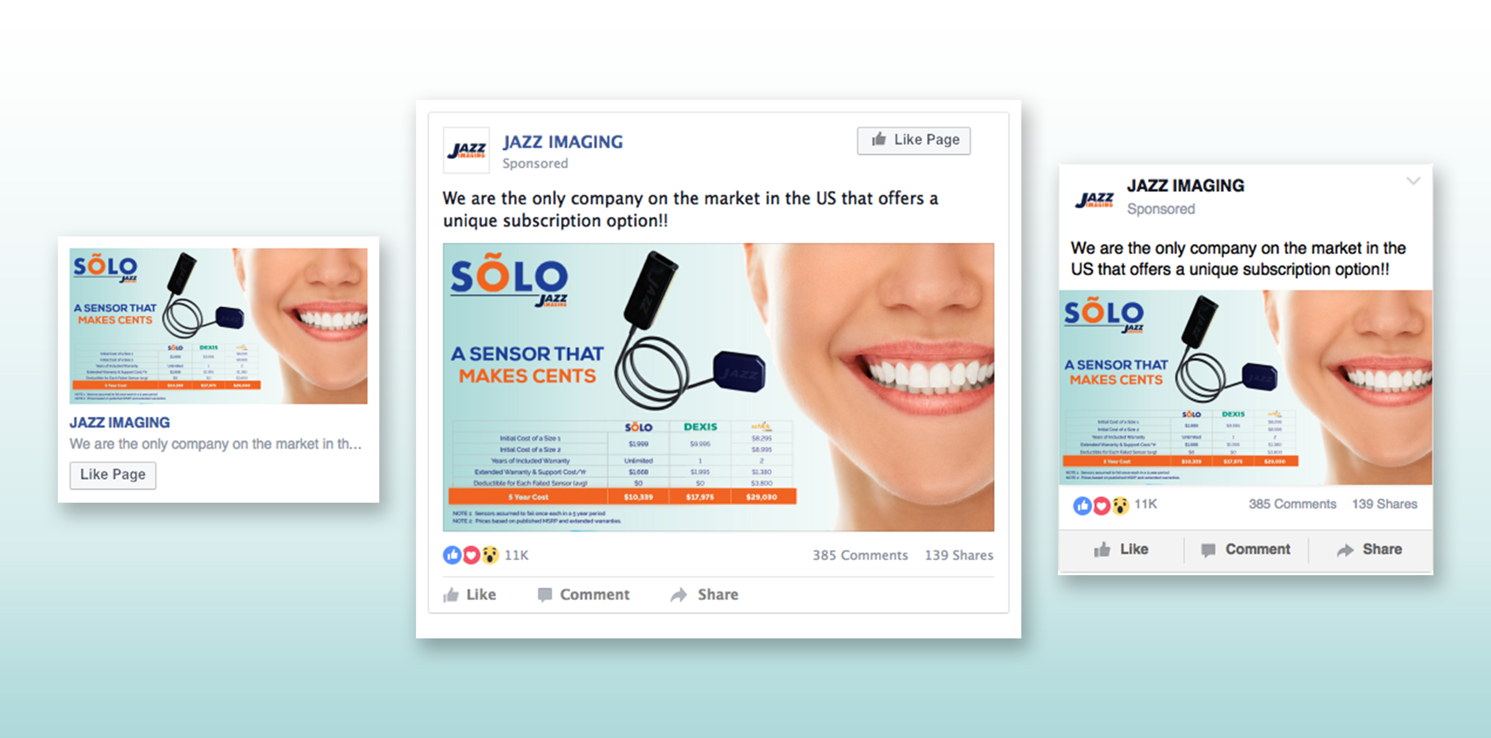 Diseño de Facebook por Muhammad Saaed para JAZZ Imaging | Diseño #23914390