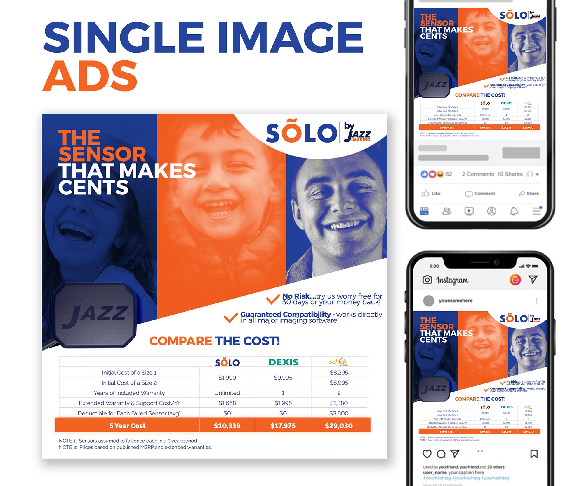 Facebook-Design von Tezzeract Graphics für JAZZ Imaging | Design #23924157