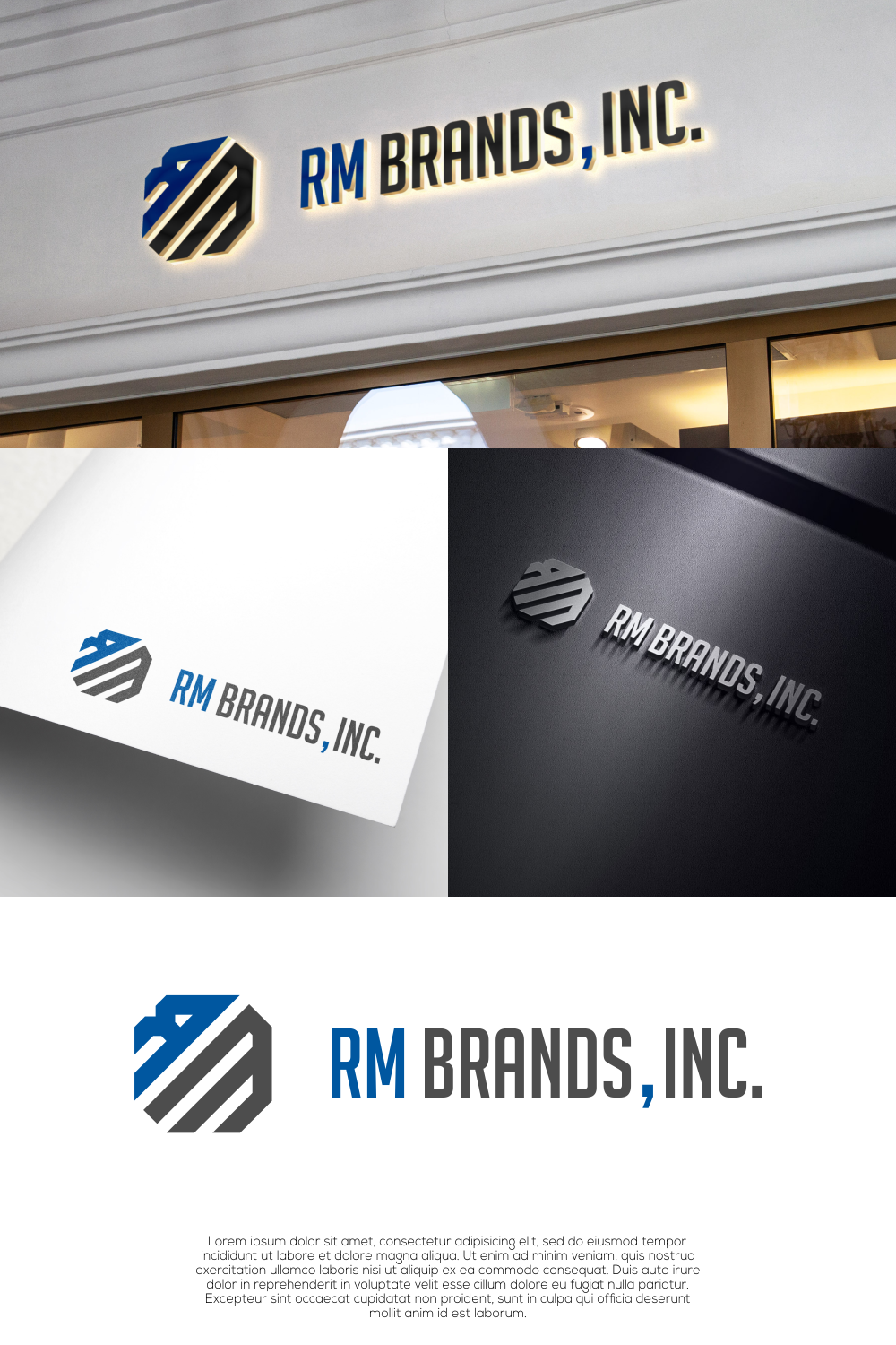Logo Design by laba tiada henti for RM Brands Inc | Design #23915598