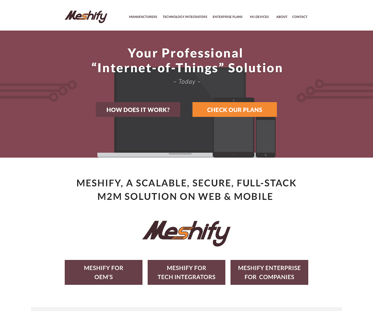 Web Design par Pablo pour Meshify | Design #3003993
