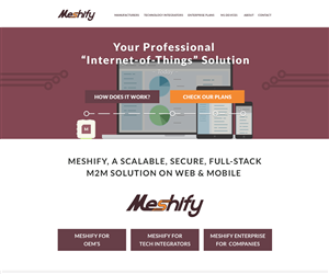 Web Design by Pablo for Meshify | Design #3170828