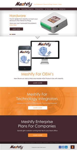 Web Design by Jagannath for Meshify | Design #3019378