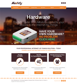 Web Design par SJ pour Meshify | Design : #3023797