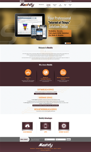 Web Design par Sbss pour Meshify | Design : #3039874