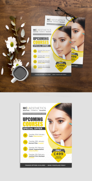 Design professional, clean and neat beauty clinic  | Diseño de Flyer por ZeneFashions