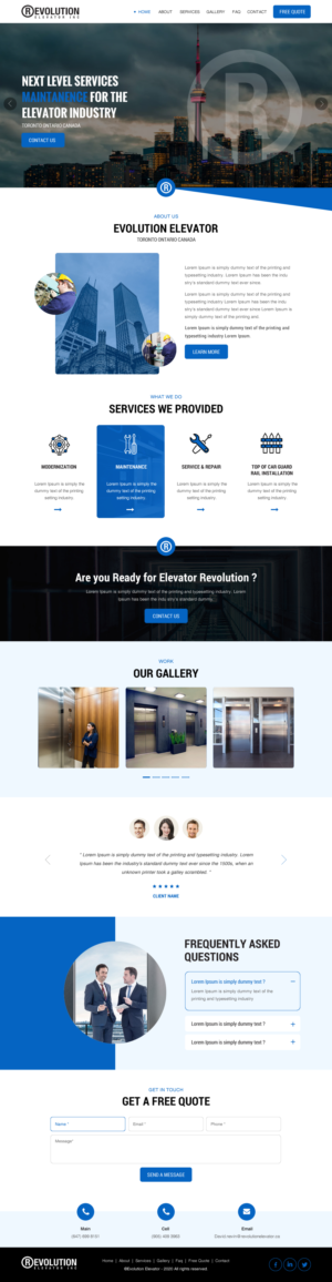 Diseño Web por rightway para este proyecto | Diseño #23940921