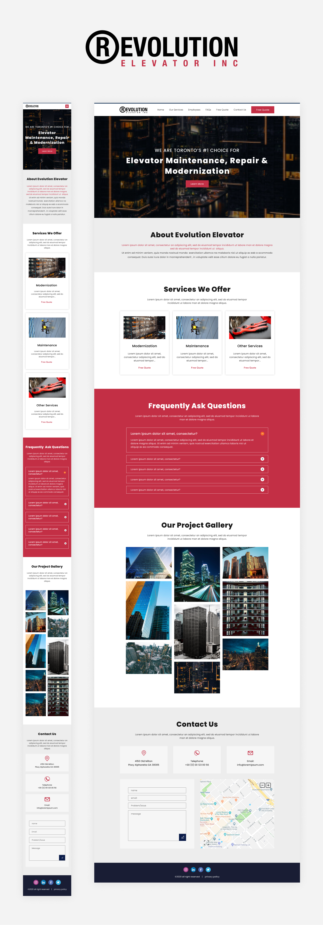Web Design by Hassaan Shah for this project | Design #23942484