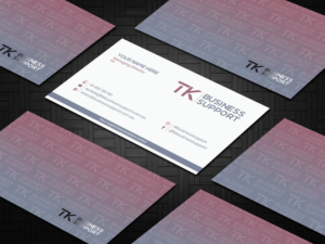 Business Card: TK Business Support -  Your organised problem solver | Business Card Design by Sandaruwan