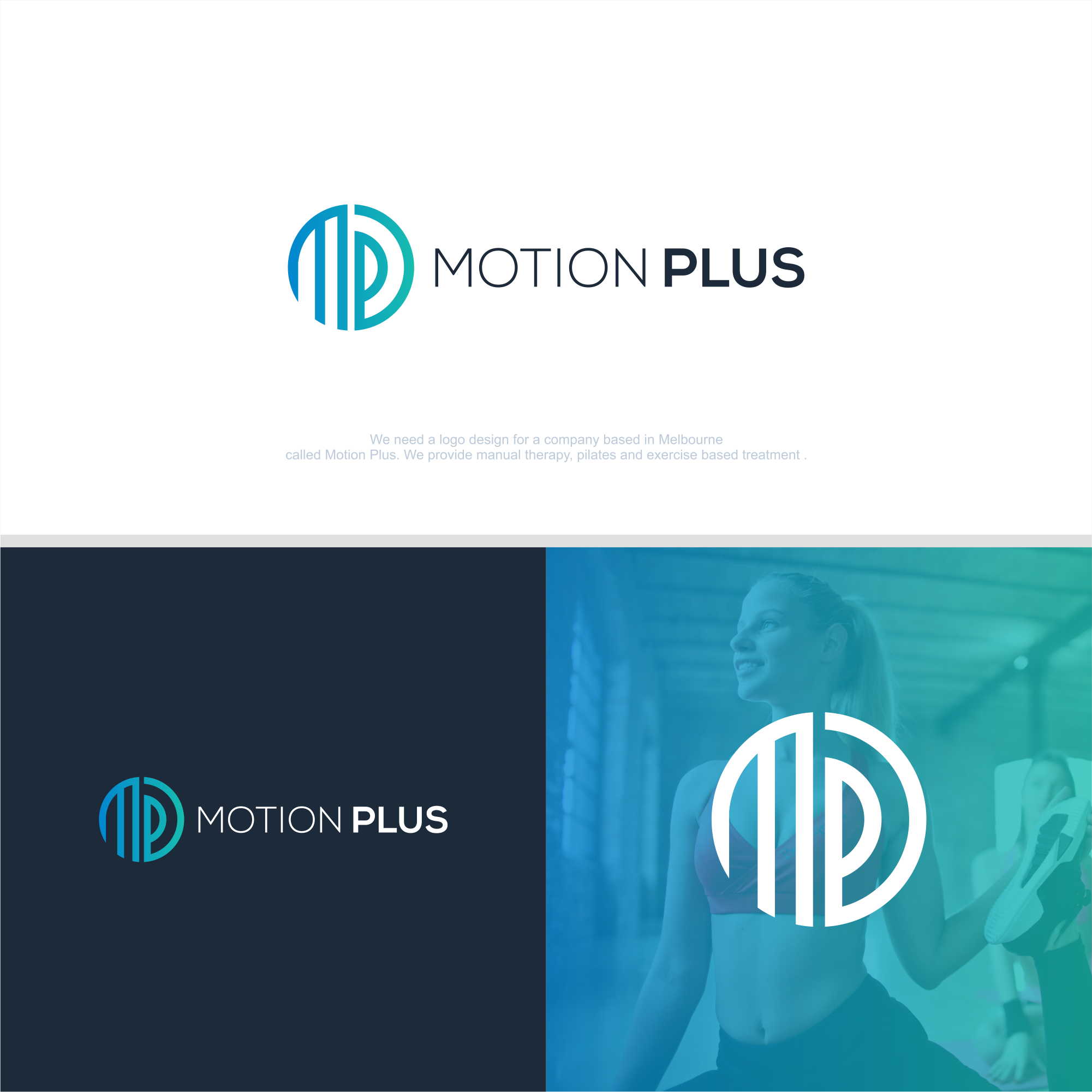 Logo Design by artistoria™ for Motion Plus  | Design #23922991
