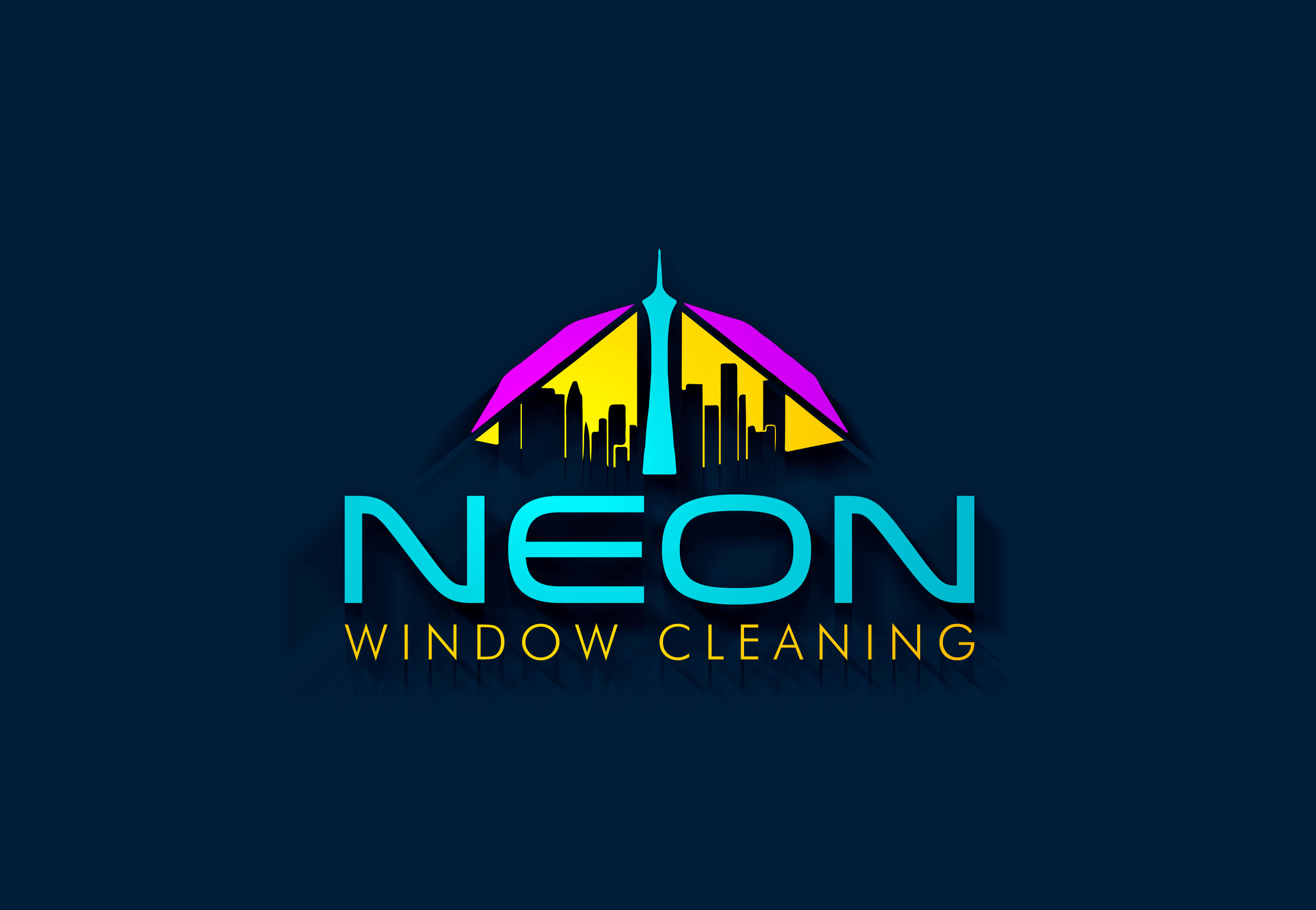 Logo Design by Aliqa Design for Neon Window Cleaning | Design #23916840