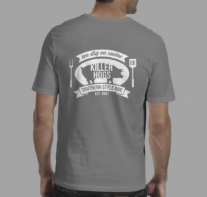 T-shirt design for restaurant | T-shirt Design by atularts