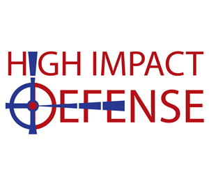 Logo Design by Smirkity for High Impact Defense LLC | Design #3038011
