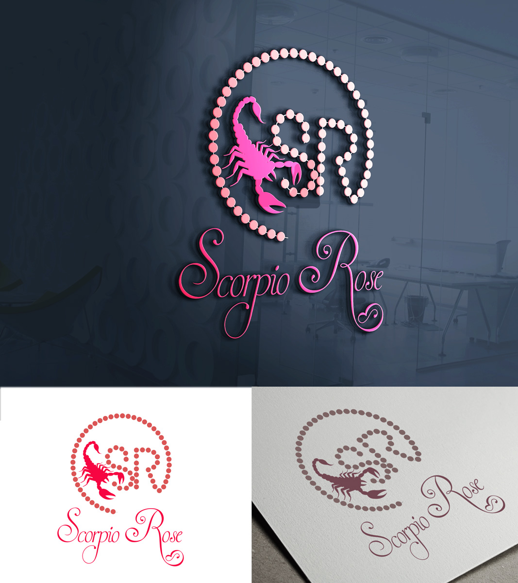 Logo Design by Wonderful design for Scorpio Rose Designs | Design #23924357