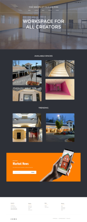 I am open. Anything that attracts new IT tech tenants to lease up shopping center/ office space | Diseño Web por insert name here