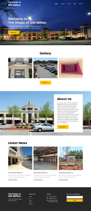 I am open. Anything that attracts new IT tech tenants to lease up shopping center/ office space | Diseño Web por Mukarram Haidari