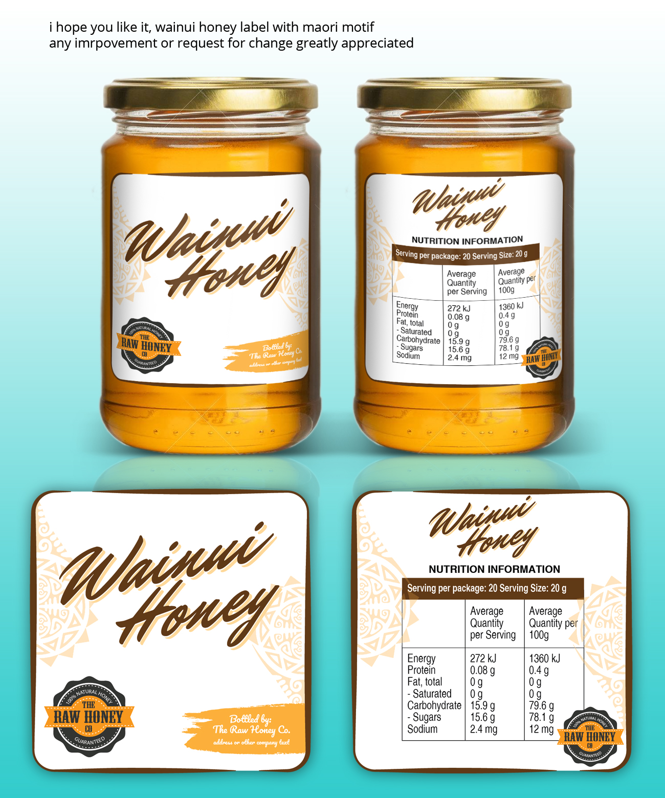 Diseño de Etiqueta por oasegrafis para este proyecto | Diseño #23967449