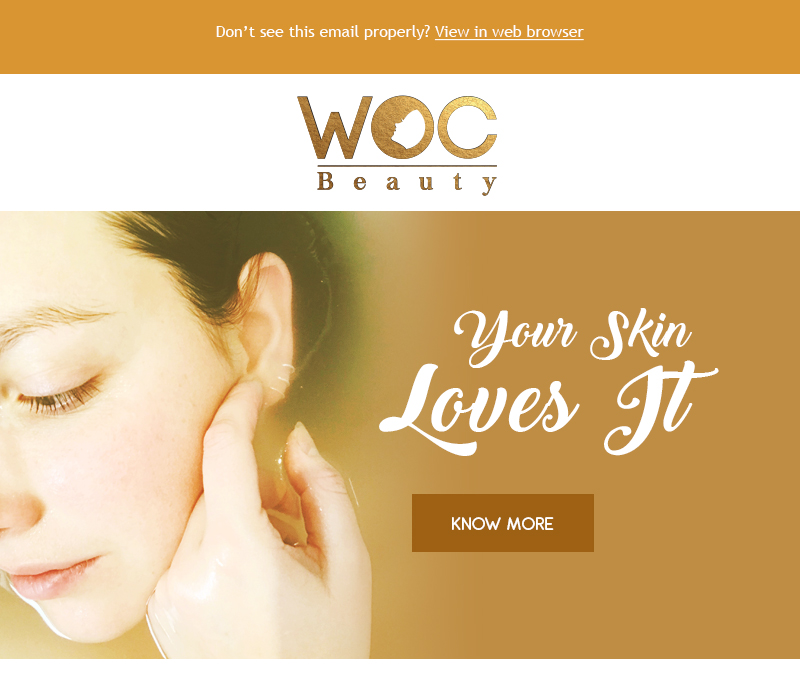 E-Mail Marketing-Design von Expert Designer für WOCBEAUTY | Design #23959688
