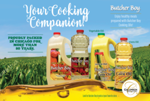 Columbus Vegetable Oils Print Advertisement Design | Design Graphique par INGA DESIGN