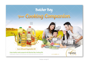 Columbus Vegetable Oils Print Advertisement Design | Design Graphique par D Creative
