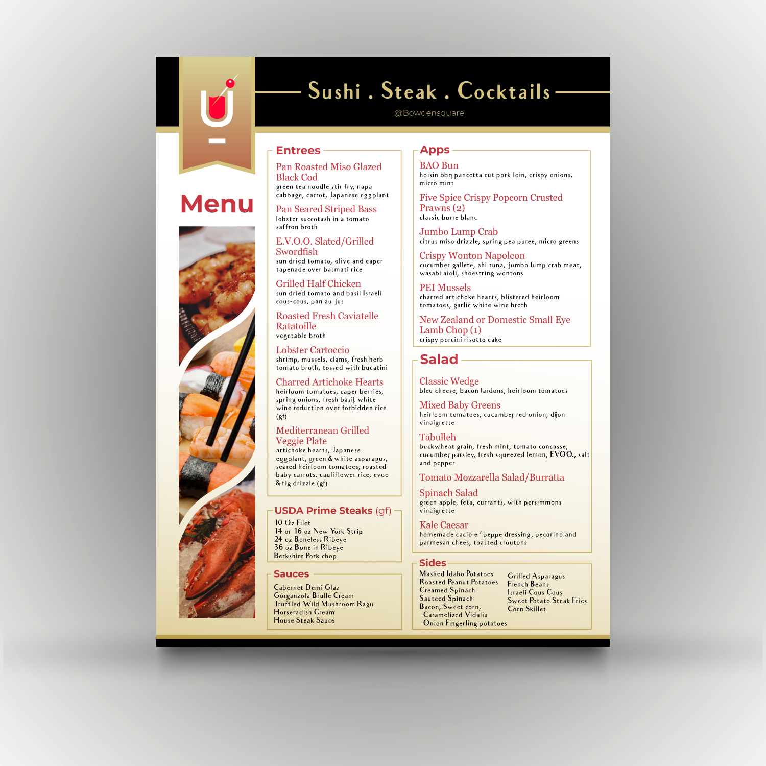 Menu Design by Louie Fuentes | Manobo Graphic Design Services for this project | Design #23938463