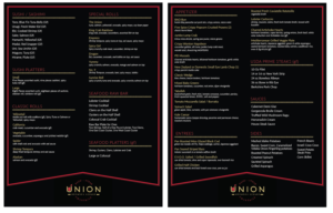Menu Design by eleven for this project | Design #23933623