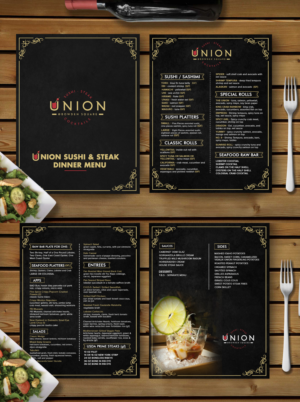 Menu Design by Pictorial for this project | Design #23939987