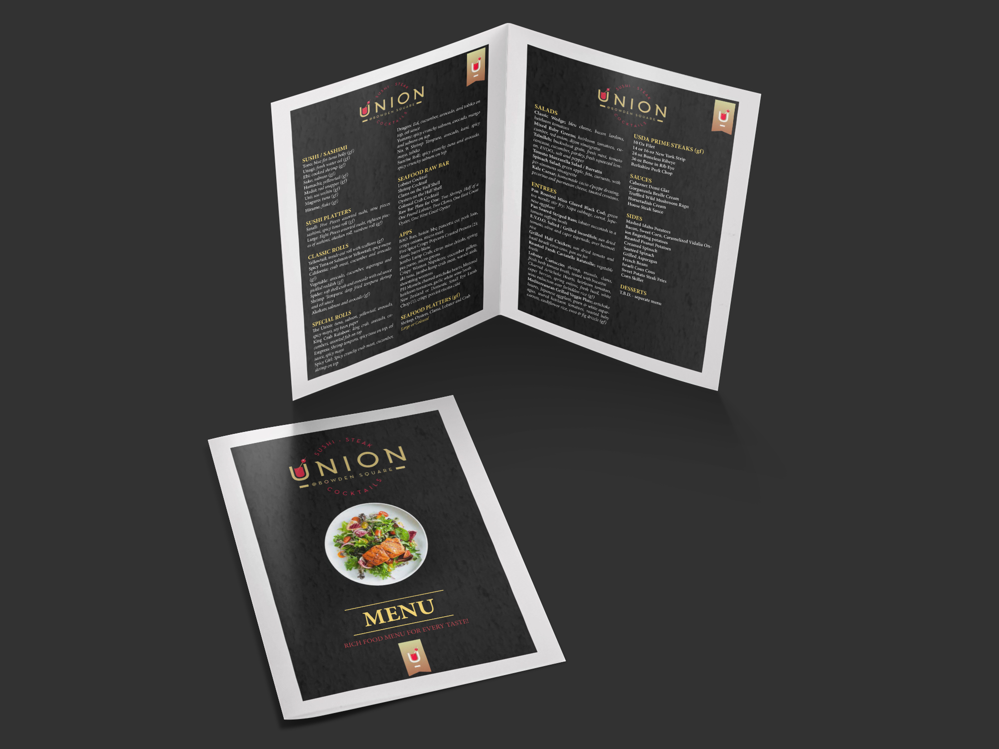 Menu Design by Atroxic Design for this project | Design #23935065