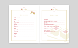 Menu Design by Germanicus