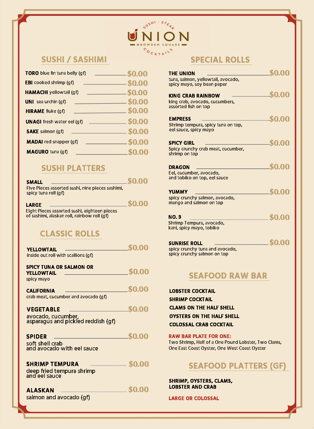 Menu Design by sormaz.tanja for this project | Design #23942437