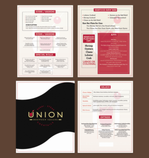 Union Sushi & Steak Dinner Menu | Menü-Design von Maxo-Biz