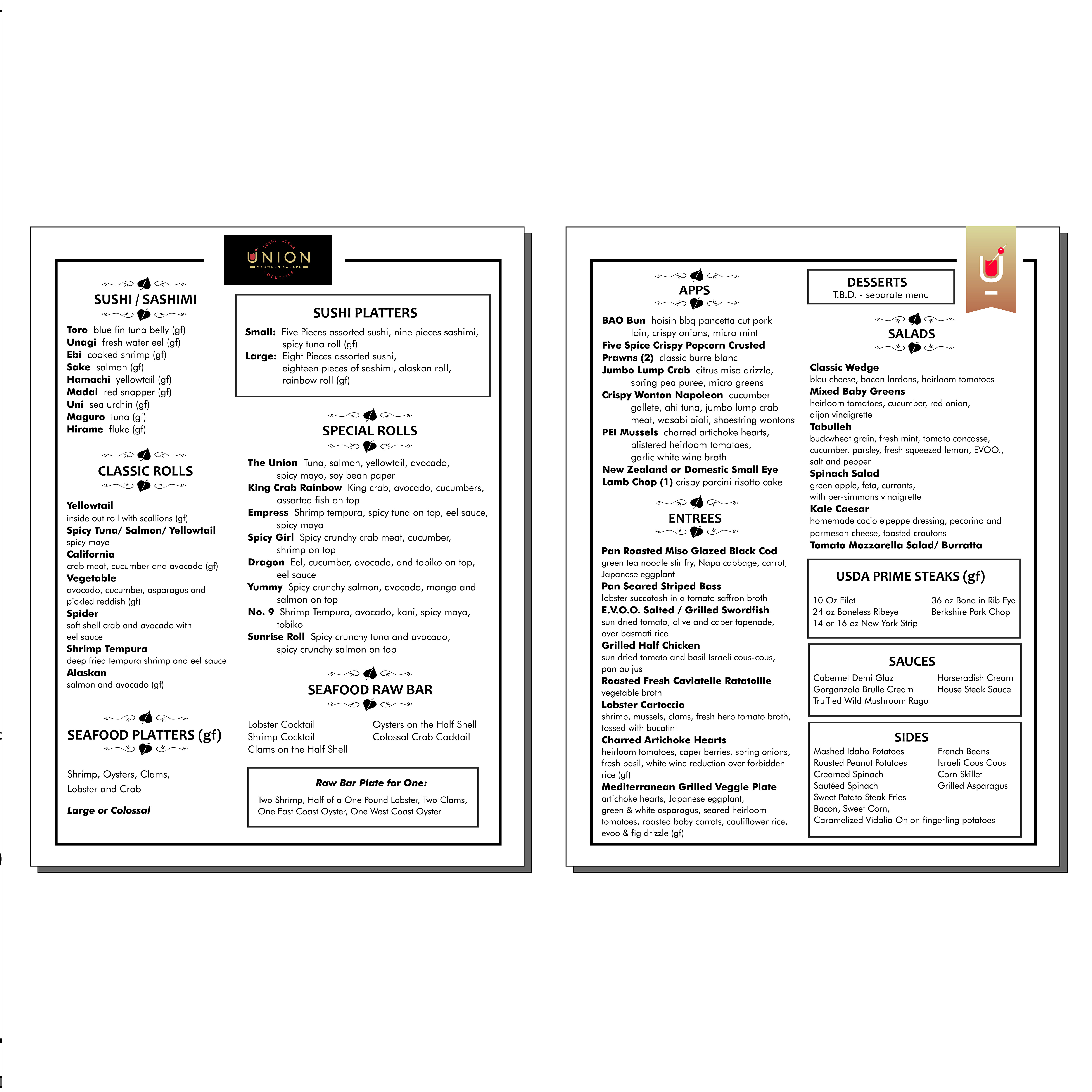 Menu Design by whafsahm for this project | Design #23951180