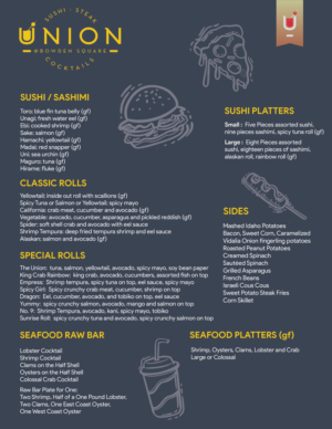Menu Design by Justin John