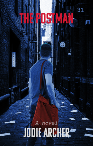New fiction series: THE POSTMAN. One of four books in English fiction | Giseño de Portada de eBook por GM