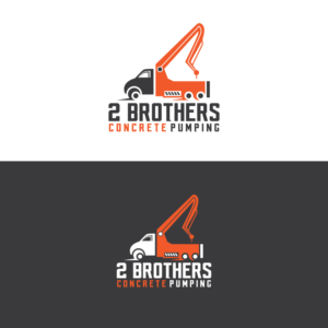 2 Brothers Concrete Pumping | Logo Design by Graphic Bricks