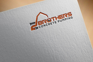 2 Brothers Concrete Pumping | Logo Design by Ochieng