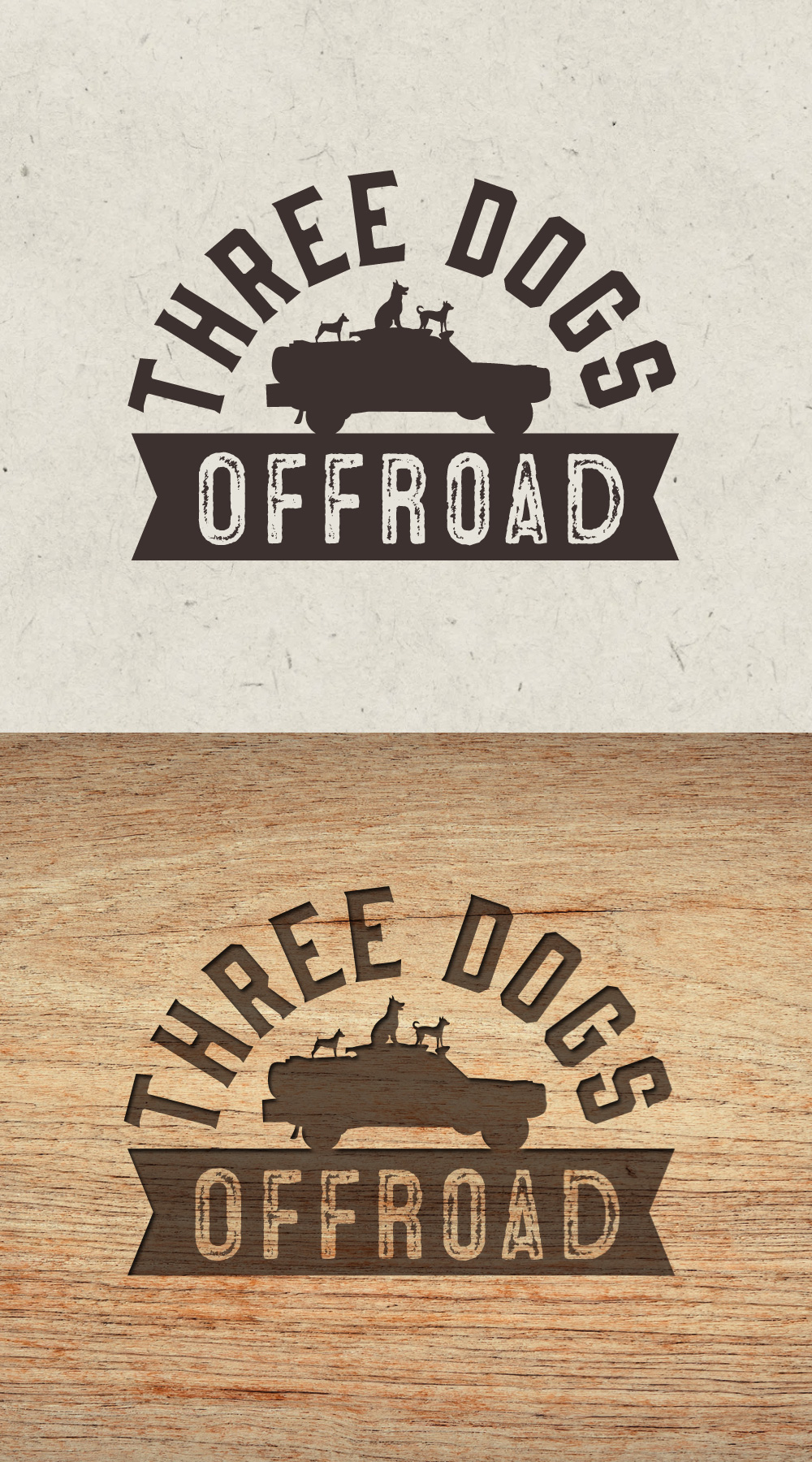 Diseño de Logo por Sergio Coelho para Three Dogs Offroad LLC | Diseño #23966578