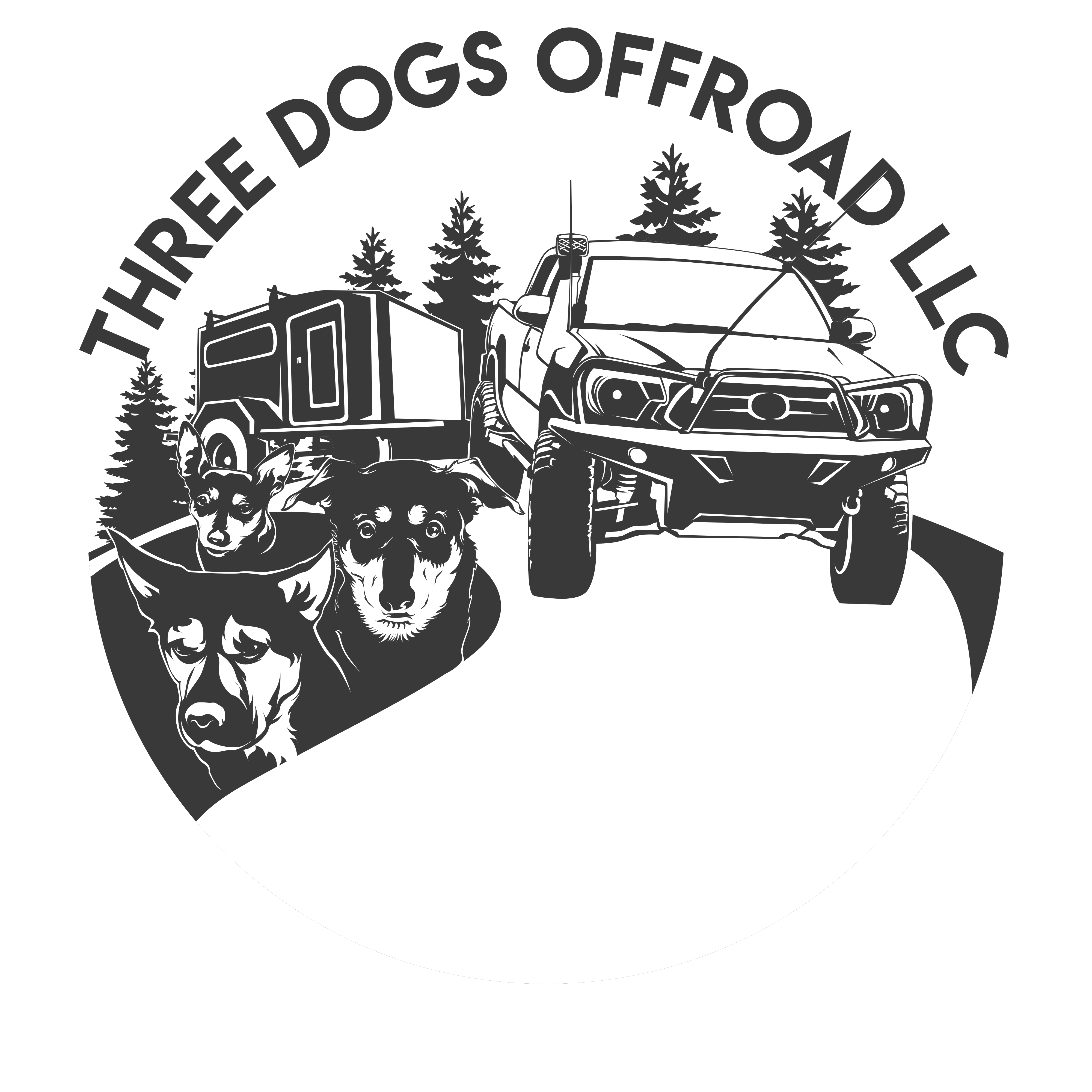 Logo Design by mckirbz for Three Dogs Offroad LLC | Design #23941112