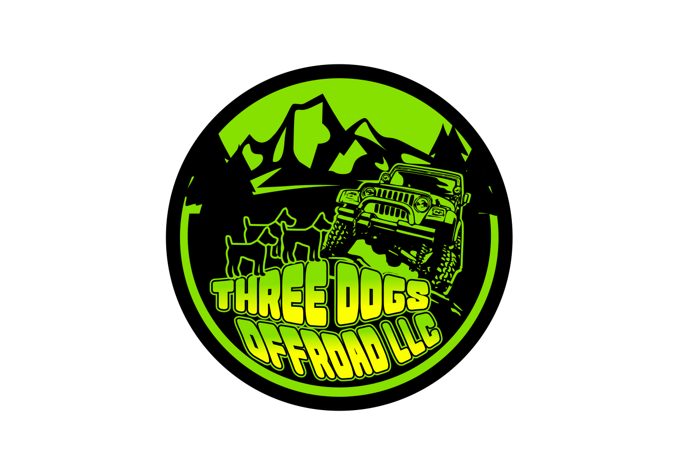Logo Design by Ad1Fa26 for Three Dogs Offroad LLC | Design #23977402