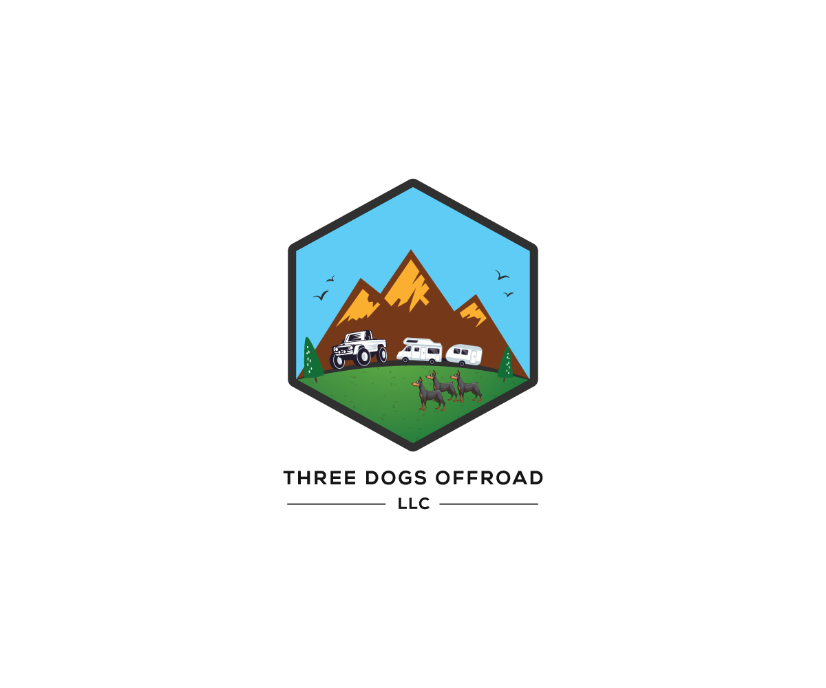 Logo Design by tejas.hapani for Three Dogs Offroad LLC | Design #23940363