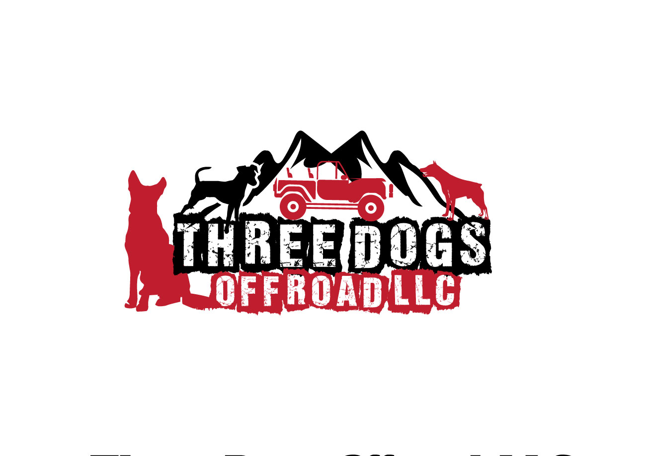 Logo Design by Junaid 23 for Three Dogs Offroad LLC | Design #23943997