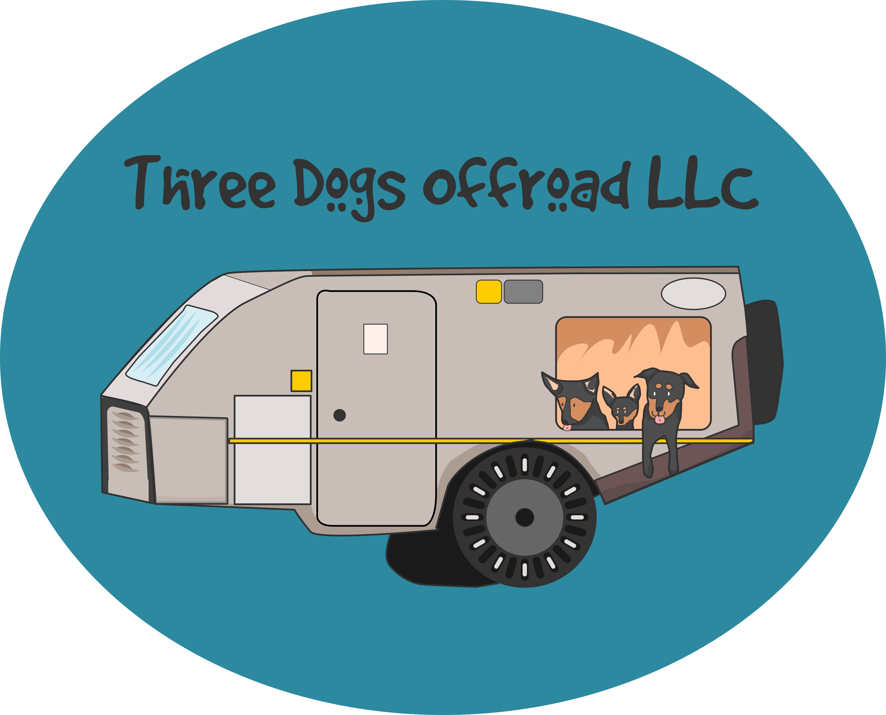 Logo Design by gabriele.arcari for Three Dogs Offroad LLC | Design #23976644
