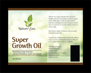 Label Design by Deziners Zone for Nature Gro LLC | Design: #23942426