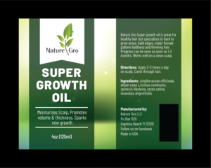 Label Design by Deziners Zone for Nature Gro LLC | Design: #23942427
